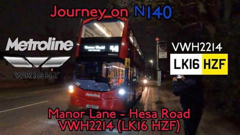 Journey On N Metroline Wright Gemini M Vwh Lk Hzf Youtube