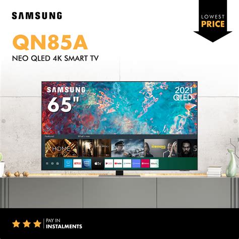 Samsung QN85A 65 Inch NEO QLED 4K Smart TV 2021 1 Year Warranty