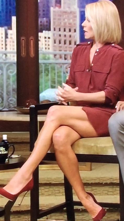 Pin On Random Kelly Ripa Beautiful Crossed Legs Katie Couric