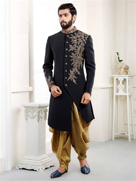 Wedding Sherwani With Dhoti