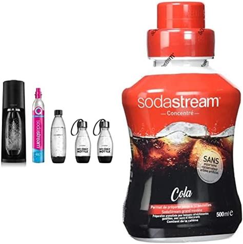 Sodastream Pack Machine Eau P Tillante Et Soda Terra Noire