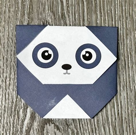 Panda Origami Printable - Etsy