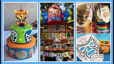 Fiesta Lucha Libre Decoraci N Ideas Youtube