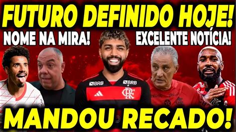 Futuro Do Gabigol Definido Hoje Excelente Not Cia No Flamengo Novo