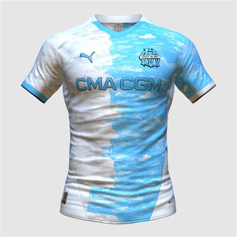 Olympique Marseille Home Kit Concept FIFA Kit Creator Showcase