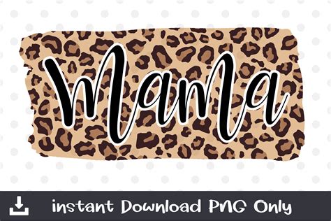 Drawing Illustration Art Collectibles Leopard Pattern Svg Mama