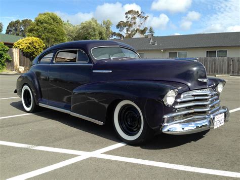 Custom 2 Door 1947 Chevy Fleetline Aero Sedan Chopped Custom Rat Rod ...