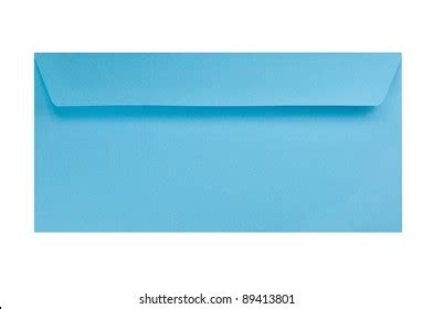 Blue Envelope Isolated On White Stock Photo Shutterstock