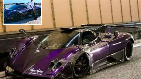 Lewis Hamilton’s old £8.5m Pagani Zonda supercar is wrecked in horror ...