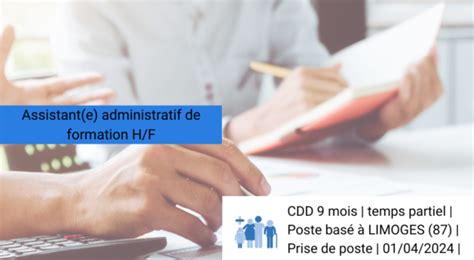 [offre Demploi] Assistant E Administratif De Formation H F Greta Du