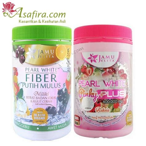 Jamu Jelita Pearl White Fiber Gm Pearl White Pinky Plus Gm