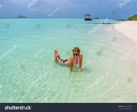 Attractive Sexy Woman Sunglasses Pink Bikini Stock Photo Shutterstock