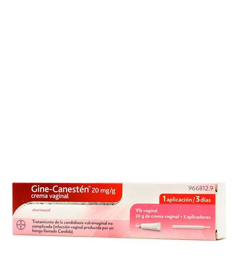 Comprar GINE CANESTEN 20 MG G CREMA VAGINAL 20 G