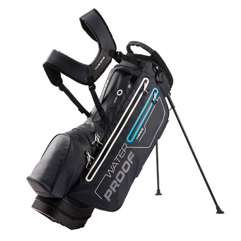 Inesis Waterproof Golf Bag Navy Blue Decathlon