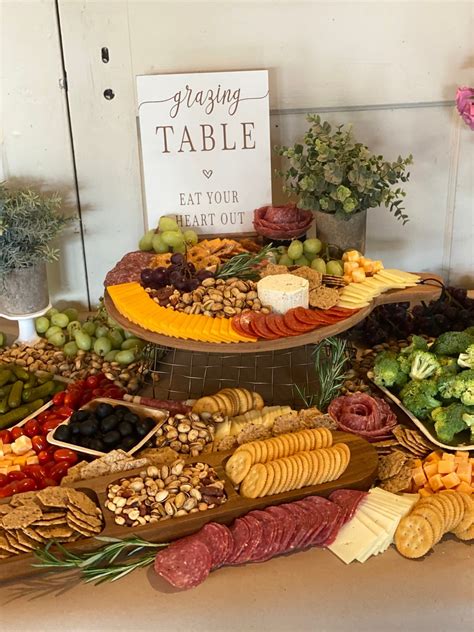 Grazing Table Sign Wedding Charcuterie Table Bridal Shower Eat Your