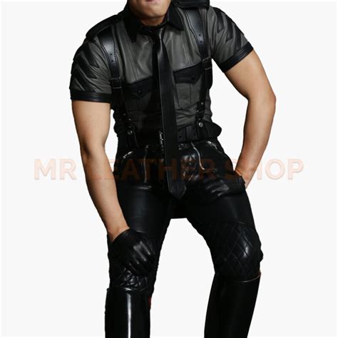 Gay Leather Gear Mr Leather Shop Custom Made Men S Leather Uniform