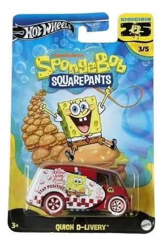 Hot Wheels Bob Esponja 25 Años Vehículo Coleccionable MercadoLibre