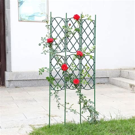 Treillis de Jardin Support pour Plantes grimpantes clôture Grille