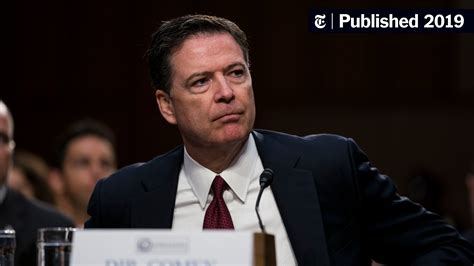 Comey Is Criticized By Justice Dept Watchdog For Violating Fbi