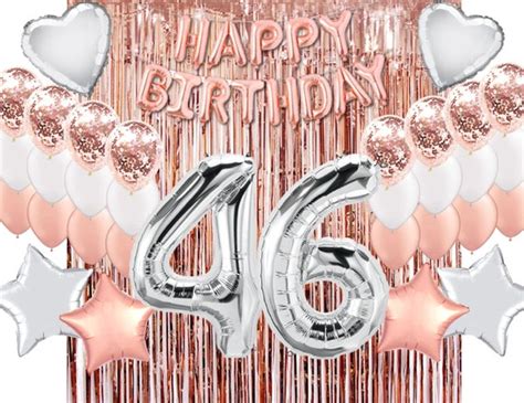 46th Birthday Party Supplies 46th Party Decor Kit Forty Six Etsy