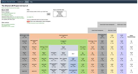 The Shared cM Project Tool on DNA Painter – Family Locket