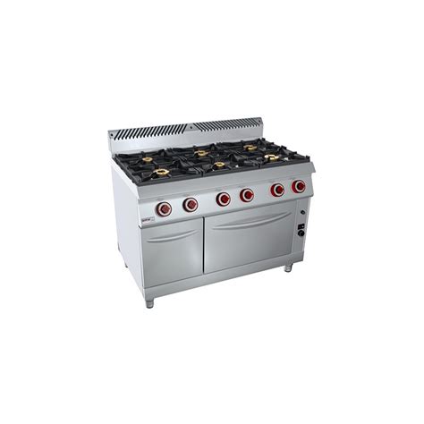 COCINA 6 FUEGOS CON HORNO GAS Serie 700 STILE Zinco TecnicasHogar