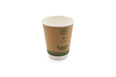 12oz Green Effect Double Wall Hot Drink Cup Greenpak Supplies