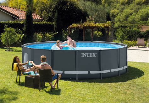 Intex Ultra Xtr Frame Pool Met Zandfilter X Cm Zwembadstore