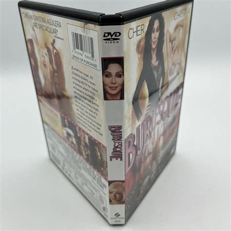 Burlesque Dvd Excellent Condition 2010 Christina Aquilera Cher Kristen