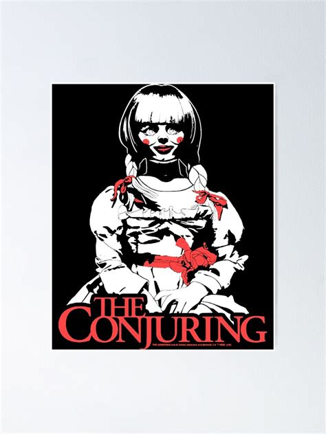 The Conjuring Annabelle Doll Poster For Sale By SamuelEnrulf Redbubble