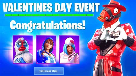 Fortnite Share The Love Event Free Rewards Free Skins Wraps And More Valentines Day