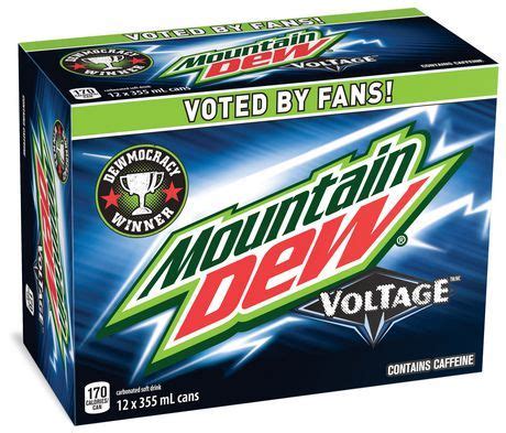 mountain dew beverage box on white background
