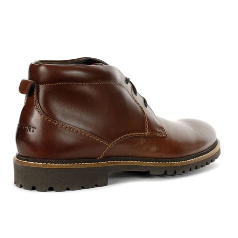 Rockport Men's Marshall Brown Leather Chukka Boot BX1932 - WOOKI.COM