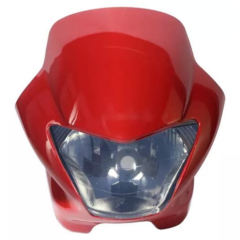 Carenagem Farol Bloco Óptico Nx 400 Falcon 00 08 Vermelho