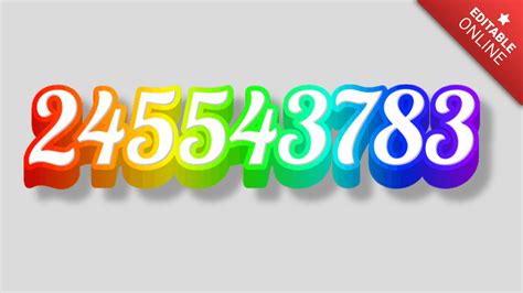 Gay Pride D Text Effect Generator