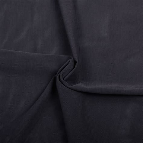 Mesh Fabric Stretch Antracite The Fabric Baron