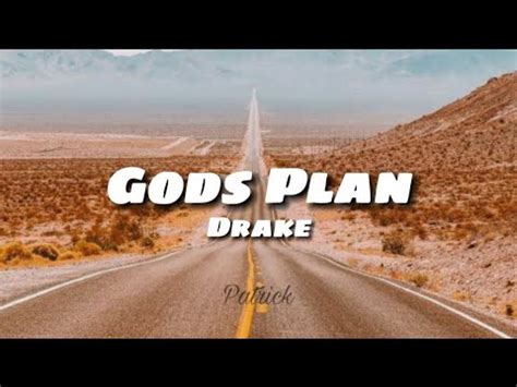 Drake Gods Plan Lyrics Youtube