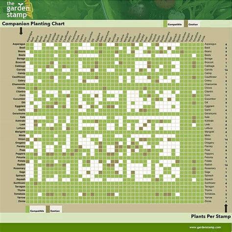 Free Printable Printable Companion Planting Chart Porn Sex Picture