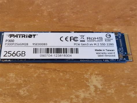 Ssd Gb Patriot P M Nvme