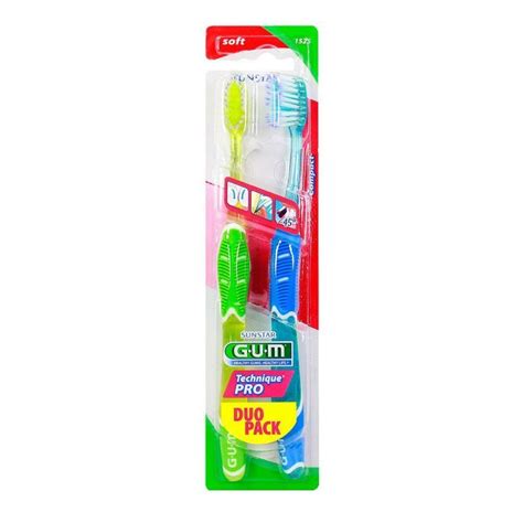 Duo brosses à dents Technique Pro Souple Gum