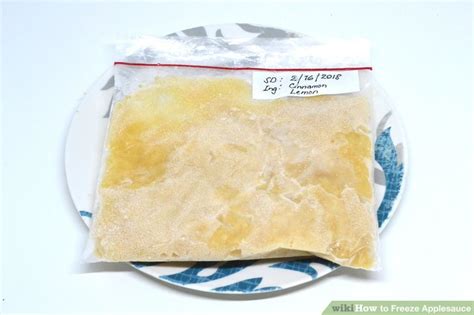 How to Freeze Applesauce (with Pictures) - wikiHow