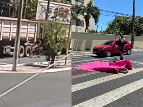 V Deo Mostra Momento Em Que Ciclista Morre Esmagado Por Carreta