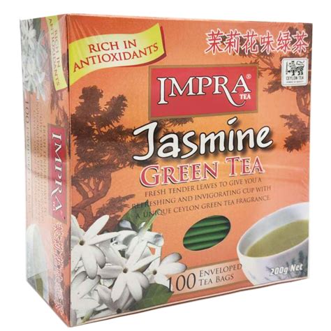 Зеленый Чай с Жасмином, Impra, 100 пакетиков | $10.99 - купить на ...