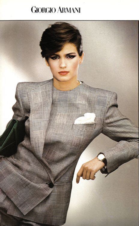 Gia For Giorgio Armani By Aldo Fallai 1980 Fashion Power Dressing