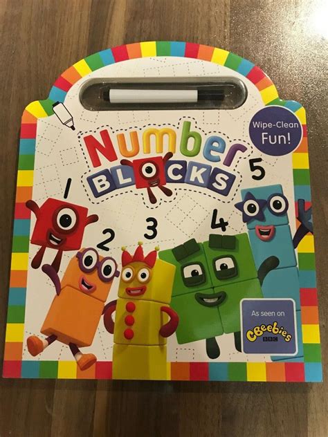 New CBEEBIES SPECIAL NUMBERBLOCKS WIPE CLEAN BOOK | #2042696571