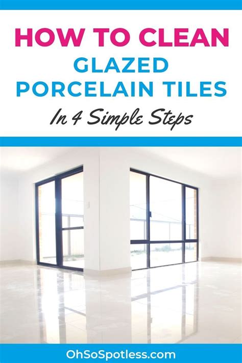 An Empty Room With The Words How To Clean Glazed Porcelain Tiles In