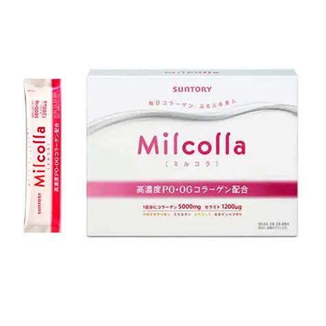 Suntory三得利 Milcolla 蜜露珂娜 膠原蛋白粉 30包 蝦皮購物