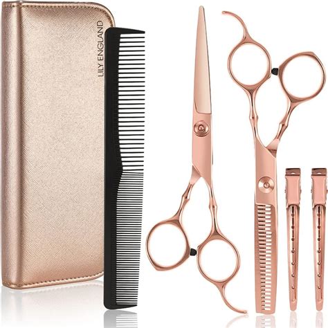 Ensemble De Ciseaux De Coiffure Professionnels Pour Femme Kit Ciseaux