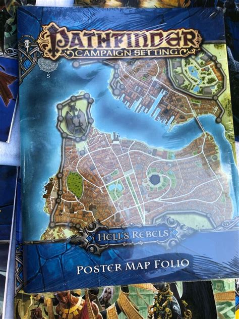 Pathfinder Hells Rebels Adventure Path Complete Map Folio Paizo Ebay