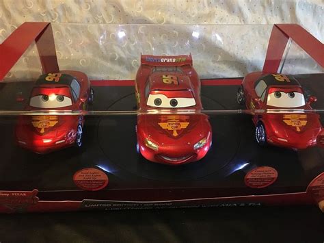 Disney Cars Lightning McQueen w/ Mia & Tia Diecast Set 3 Pc Limited Edition Set | Plexus ...